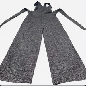 Sadie & Sage Gray Plaid Jumpsuit